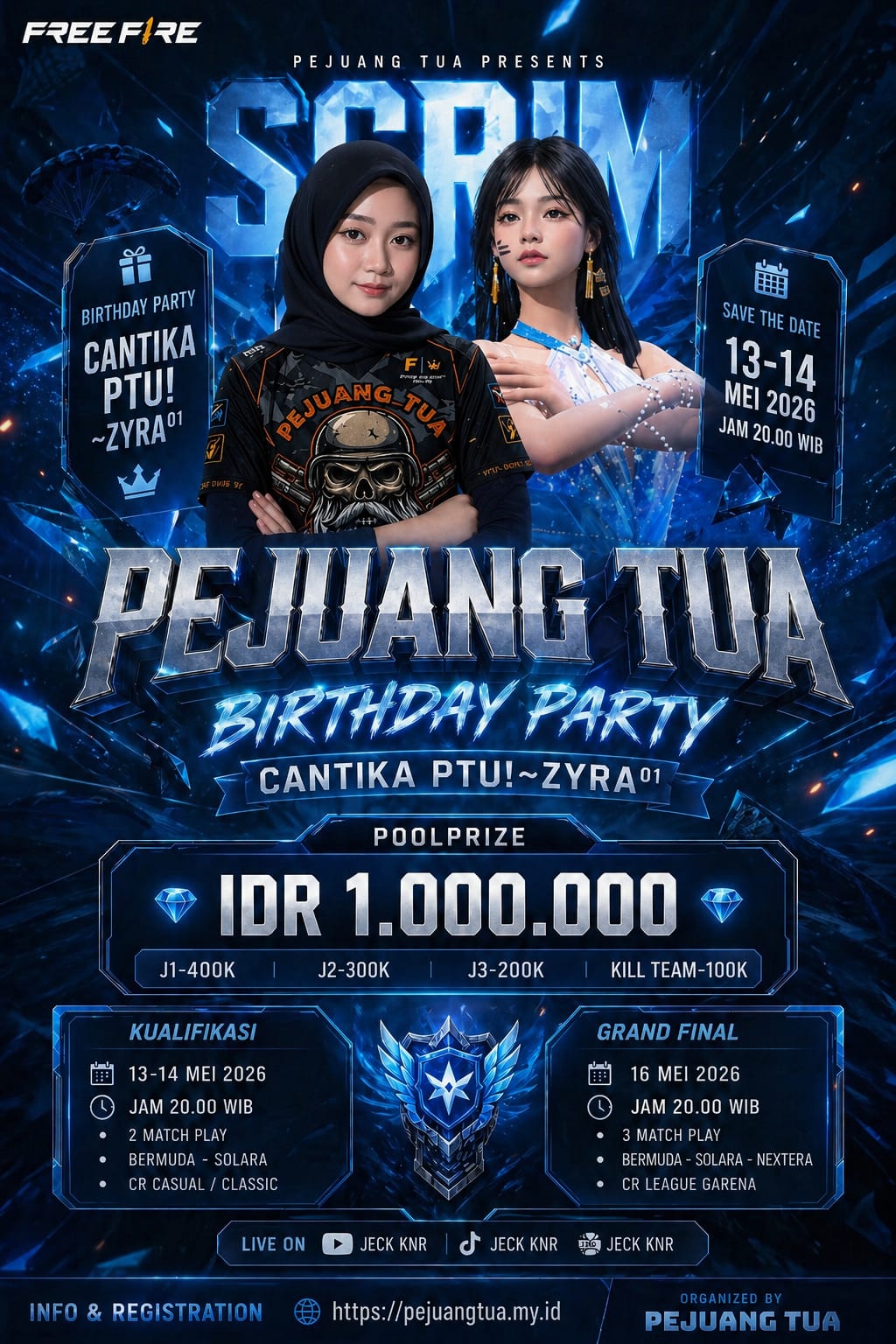 SCRIM INTETNAL BIRYHDAY PARTY CANTIKA ᴾᵀᵁ¹~ZYRA⁰¹