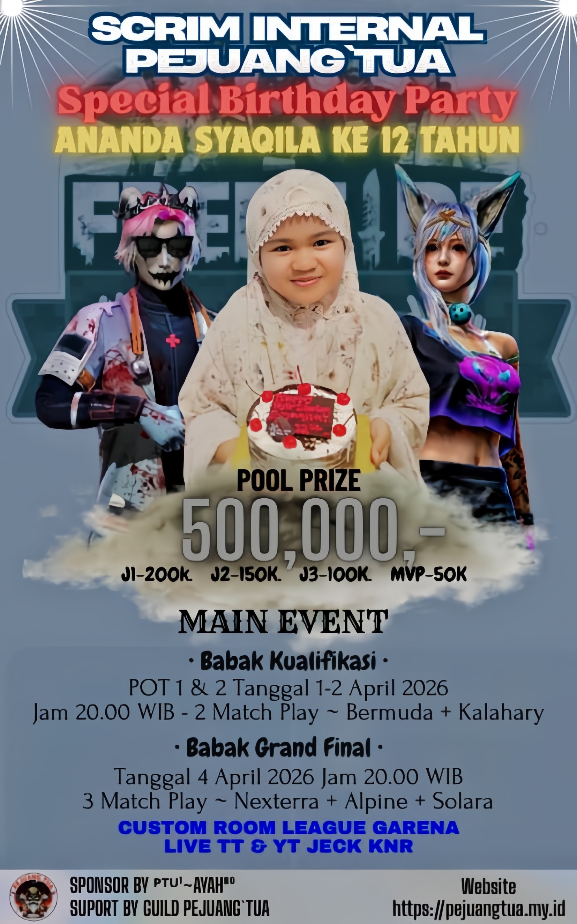 SCRIM INTERNAL BIRYHDAY PARTY ANANDA  SYAQILA