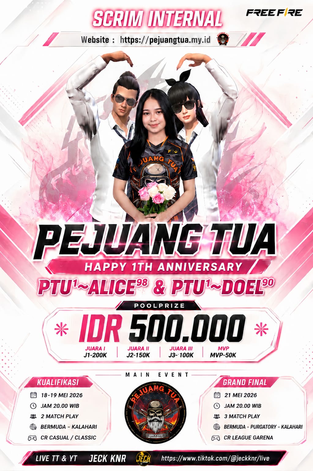 Happy 1TH anniversary ᴾᵀᵁ¹~Ａｌｉｃｅ⁹⁸ & ᴾᵀᵁ¹~ＤｏｅＬ⁹⁰