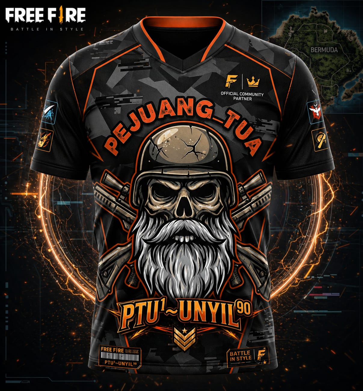 Jersey PTU Hitam